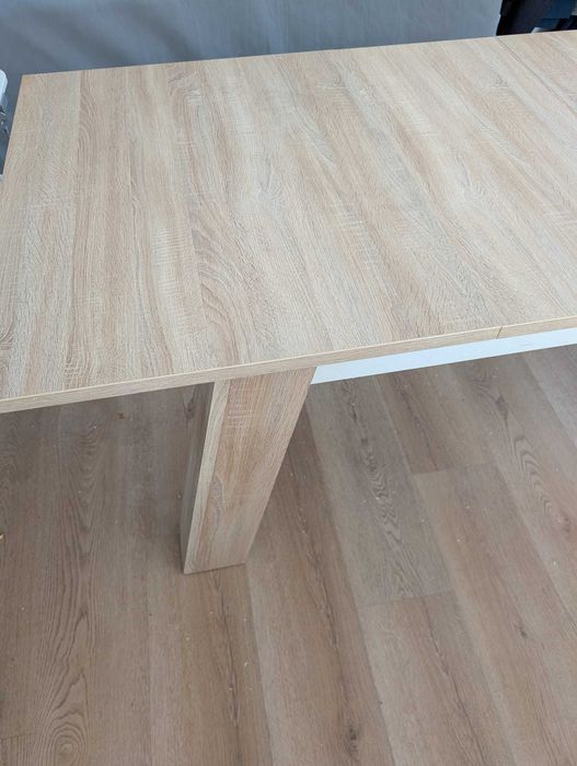 Mesa de jantar extensível em faia