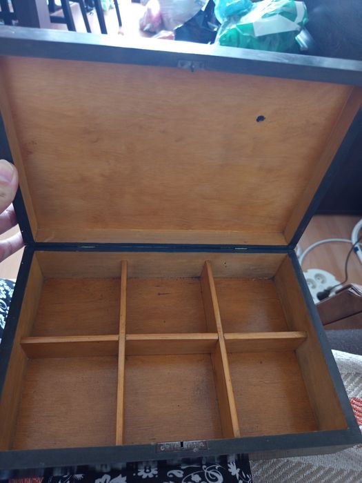 Szkatułka stara duza