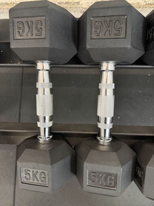 Halteres Dumbbell Hexagonais 2,5kg, 5kg e 25kg