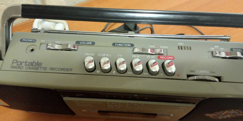 Satellite radio cassette recorder disco