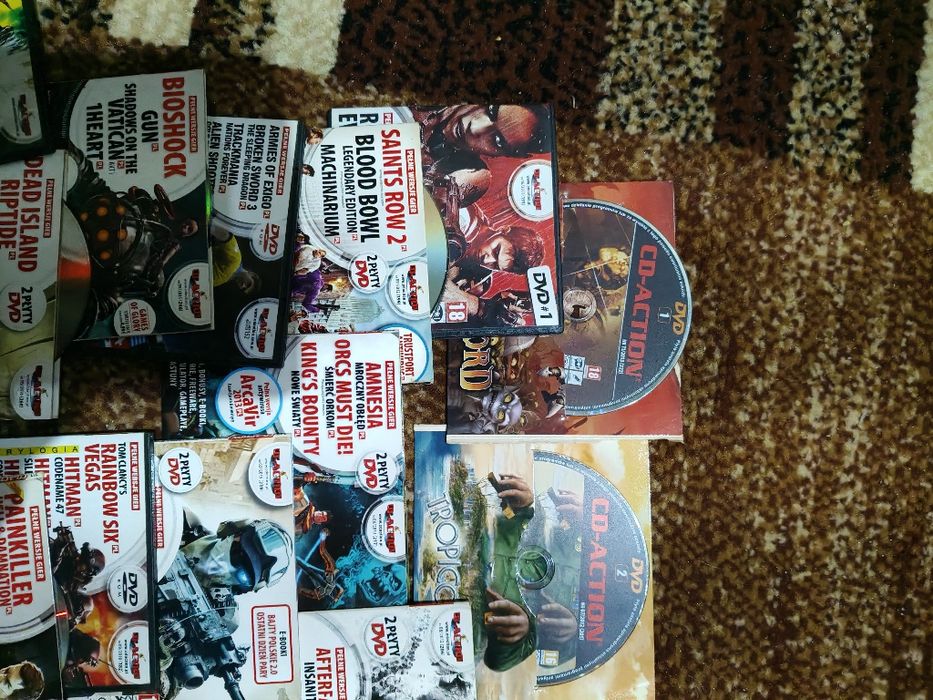 Płyty CD z magazynów CD Action zgrami