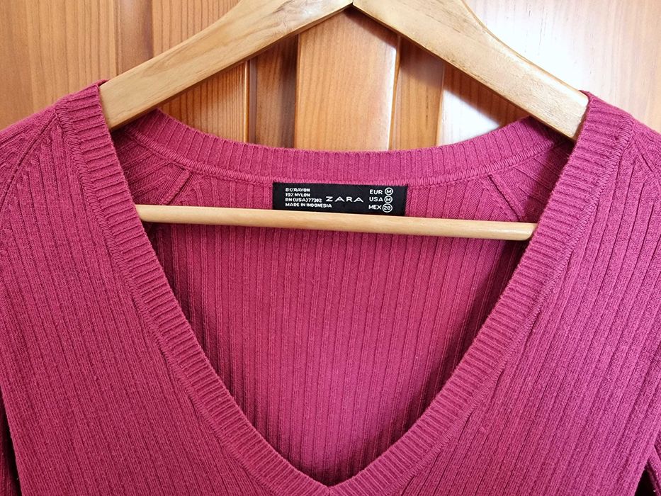 Zara | Camisola rosa, tamanho M