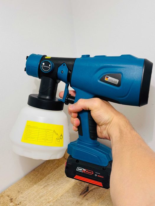 Pistolet natryskowy budowlany – do oleju i wody zgodny z aku bosch