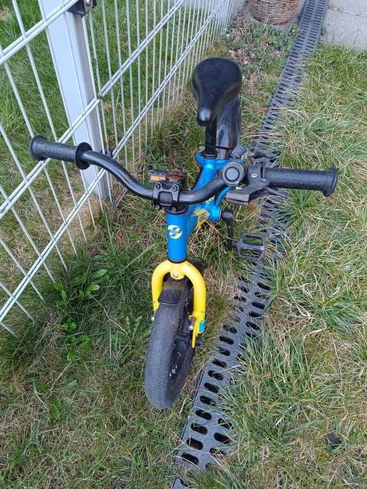 Rower Ghost Powerkid 12 niebiesko-żółty