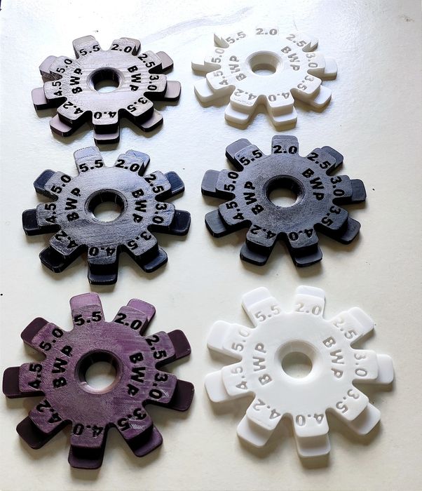 Nowość ! Wzornik do szczelin nadwozia Szczelinomierz blacharski