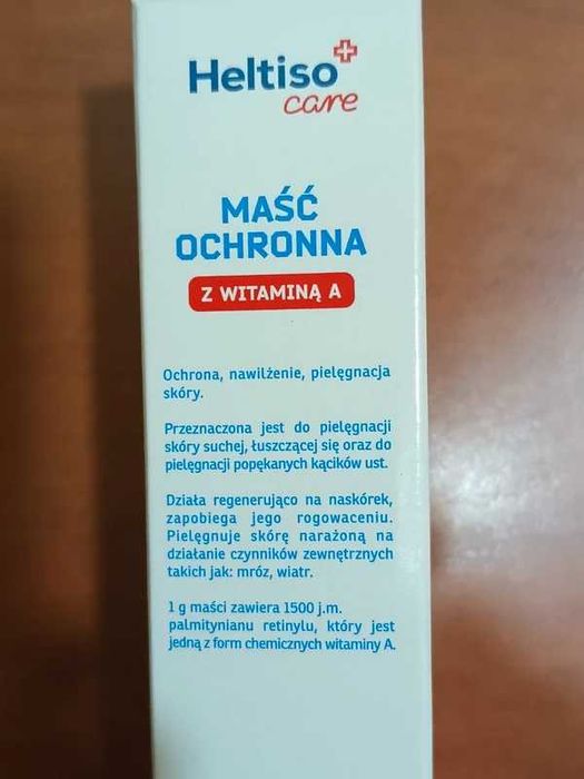 Maść ochronna z witaminą A skóra przesuszona łuszcząca się podrażniona