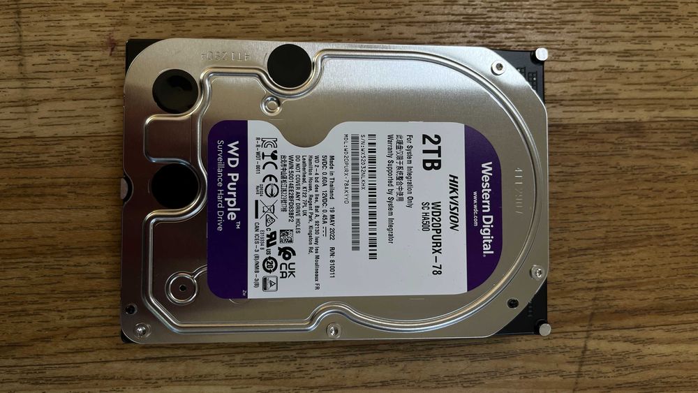 Жорсткий диск WD / Hikvision 2TB