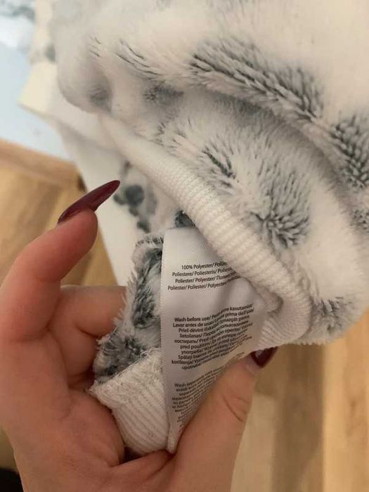 pluszowa bluza do spania i nie tylko