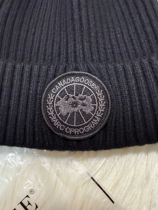 Шапка Canada goose | Зимова Шапка Канадський гусь | тепла наложка