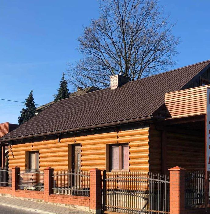 Elewacja z blachy drewnopodobnej - ZAPOMNIJ O DREWNIE