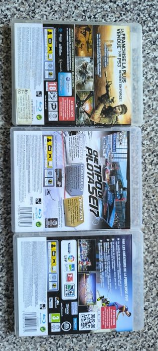 Need for speed shift/Call of duty black ops/FIFA street PlayStation 3