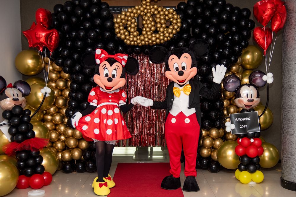 Mascotes Mickey e Minnie
