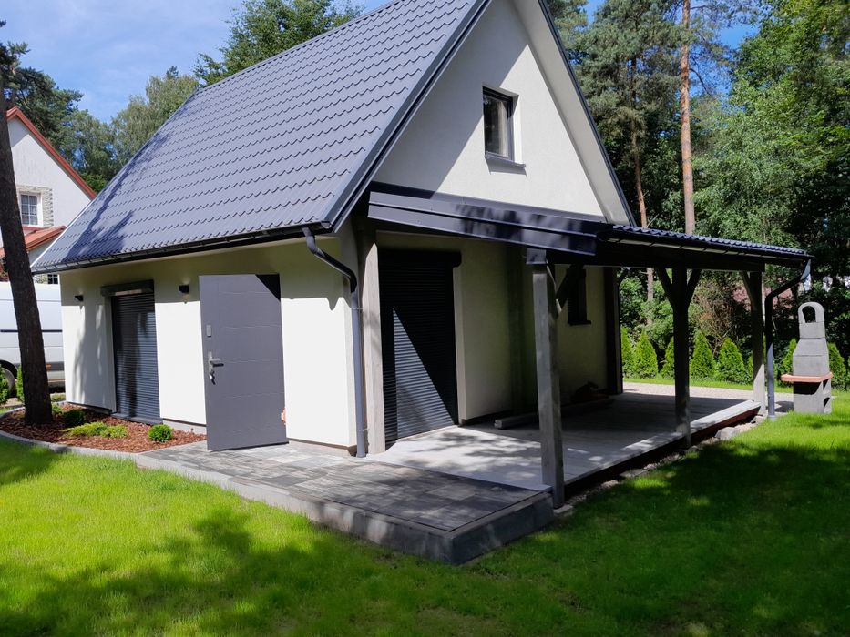 Domek nad jeziorem Narie w Bogaczewie