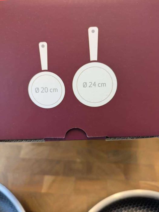 Conjunto de 2 frigideiras antiaderentes KASA – 20 cm e 24 cm