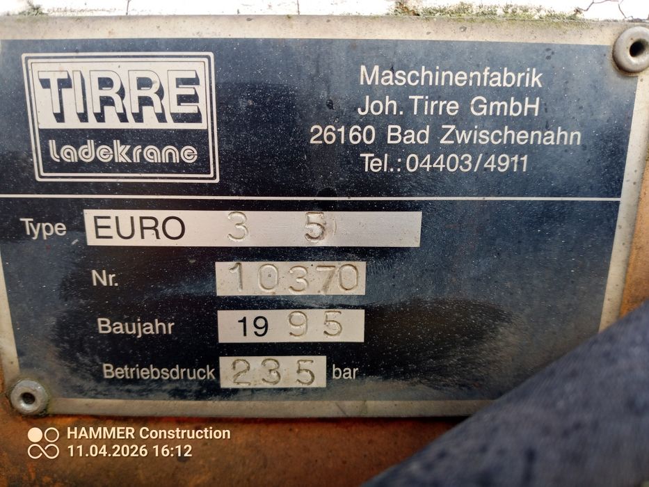 Iveco ML75E14 HDS  żuraw TIRRE euro 35