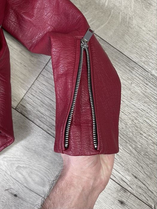 Zara Basic Outerwear куртка косуха S-M размер женская экокожа кожанка