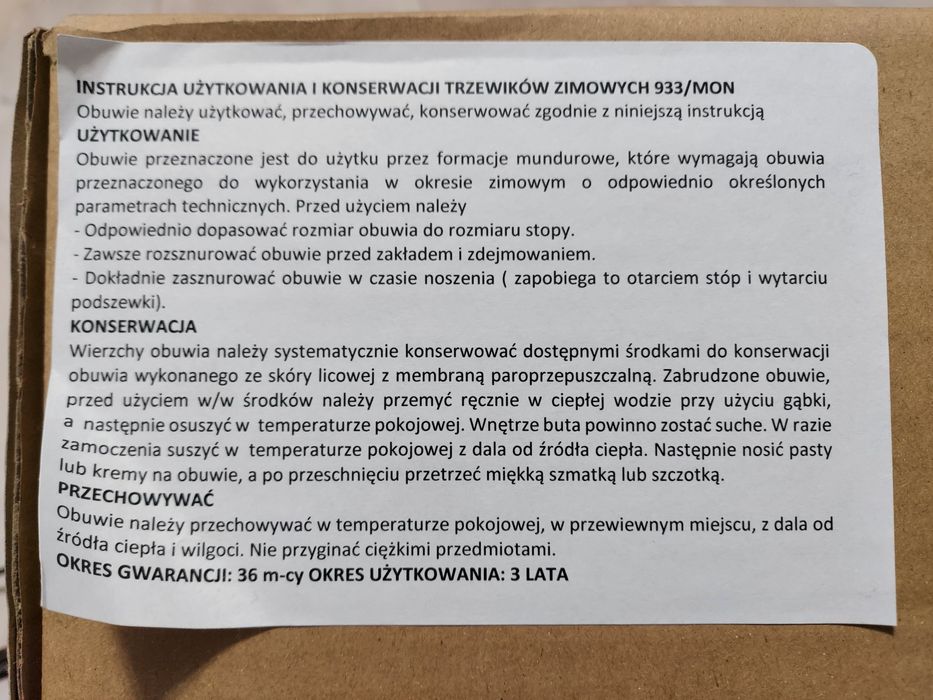 Armex buty zimowe 933/MON rozm.28.5