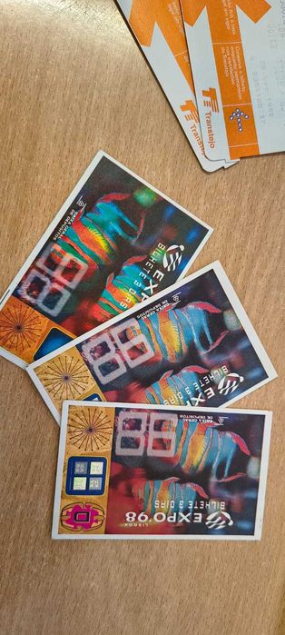 Expo 98 Bilhetes originais