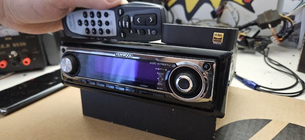 Kenwood KDC-W7537U delfinki, DAC WOLFSON, 2XRCA, Bt LDAC, pilot