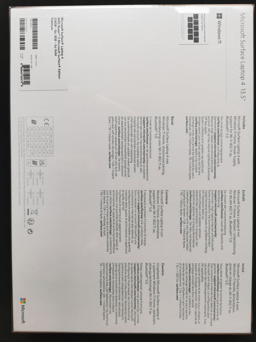 Nowy zafoliowany Microsoft Surface Laptop 4 8GB 256GB