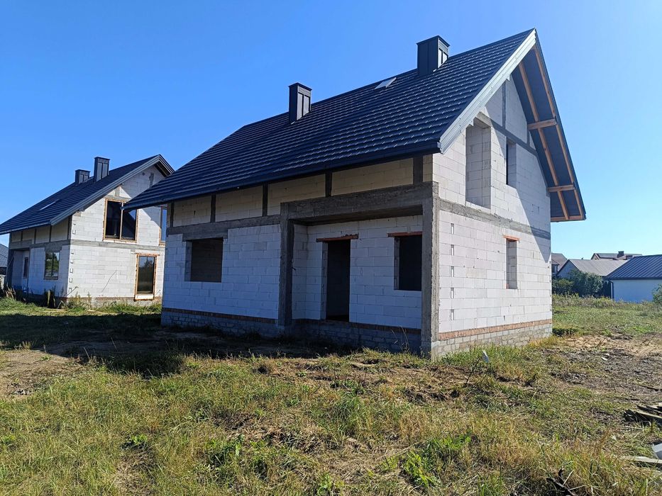 Kozienice - Dom w Malinówkach 14 w stanie surowym otwartym