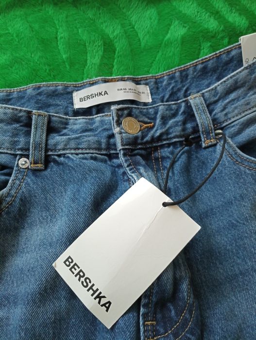 Tapered jeansy Bershka męskie 40 proste NOWE