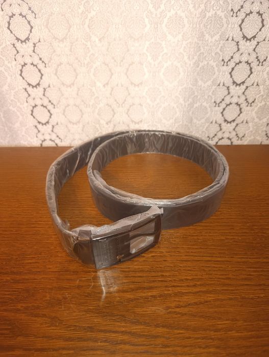 Pasek skórzany czarny 130