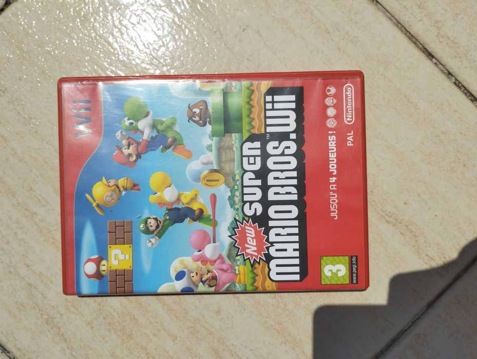 New Super Mario Bros. Wii - Original Completo (Caixa Vermelha)