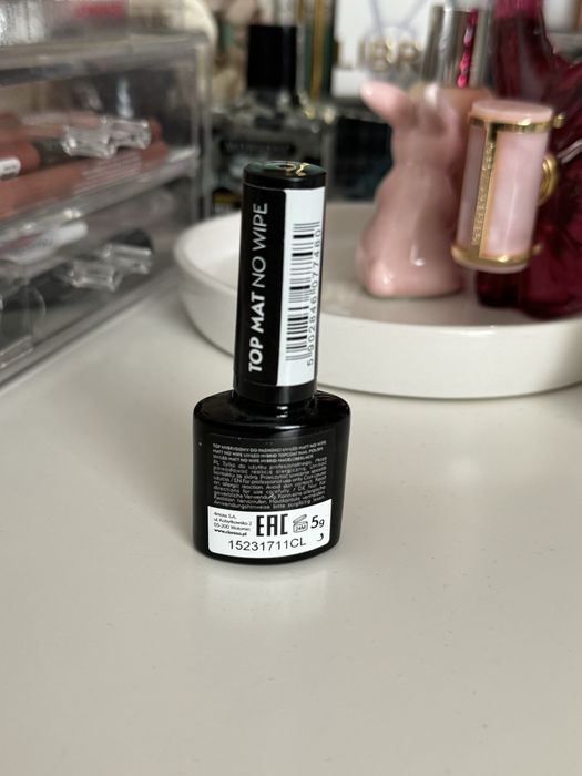 Top coat top mat no wipe Claresa matowy top do paznokci