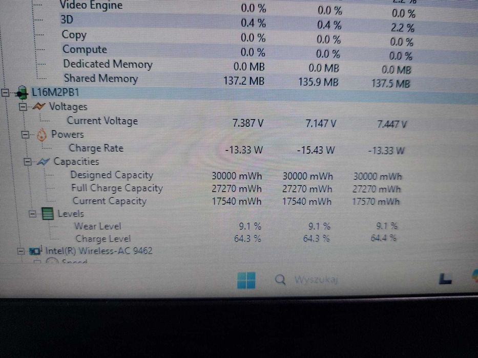 Laptop lenovo i3 10gen. 12Gb M.2 WIn 11