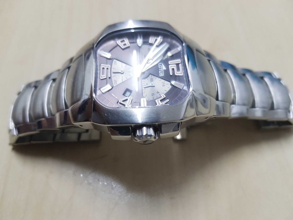 Zegarek meski LOTUS Chronograf 15501 bransoleta Japan nowa bateria
