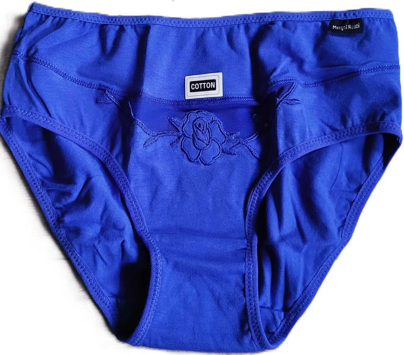 MENGNI ROUZI MAJTKI Bawełniane róża L/XL niebieskie