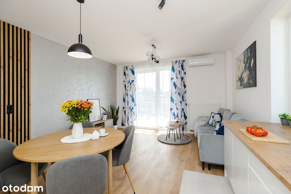 Nowe 3 pokoje Balkon Klimatyzacja wykonczone pod klucz Marki Słoneczna