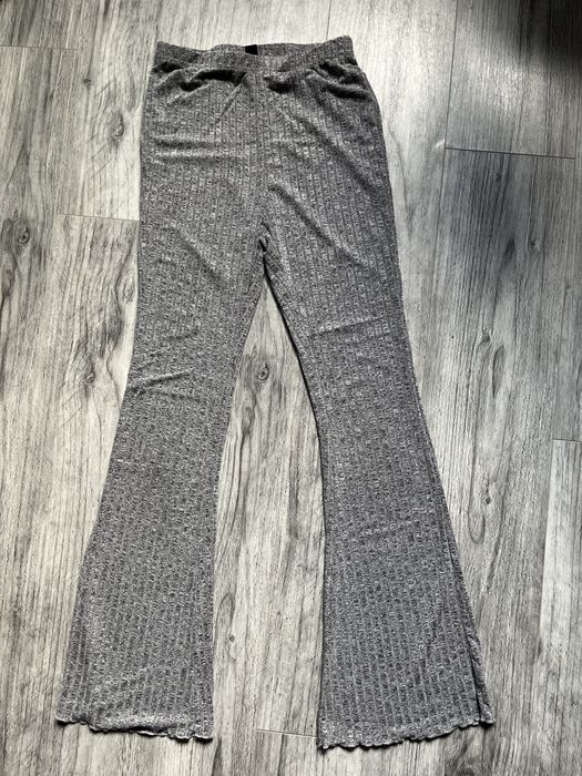 Spodnie dzwony elastyczne shein xs