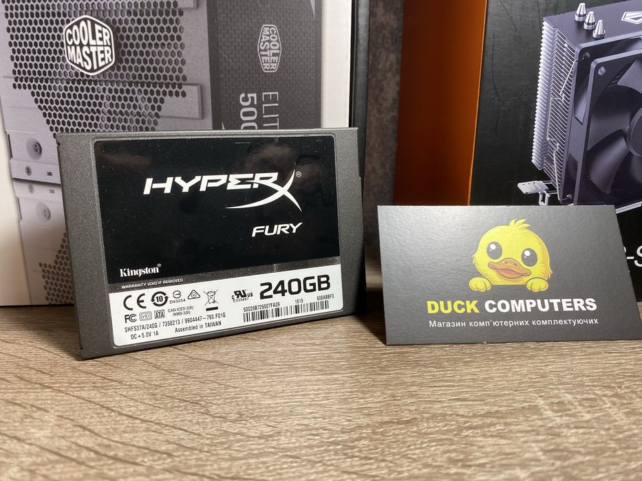 ⁉️Гарантія 14днів⁉️ SSD-накопичувач HyperX Fury 240GB