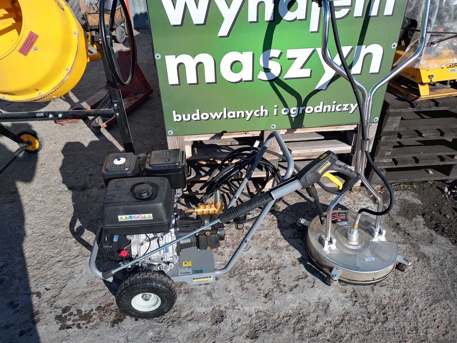 wynajem maszyn, urządzeń budowlanych i ogrodniczych, Karcher do mycia kostki brukowej