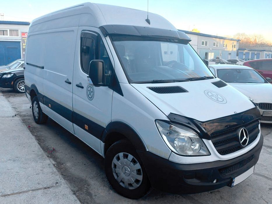 Mercedes Sprinter W906 2006-2013 Дефлектор капота (мухобойка) EuroCap