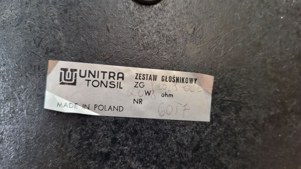 Zestaw Unitra Diora Amator 3 stereo plus kolumny