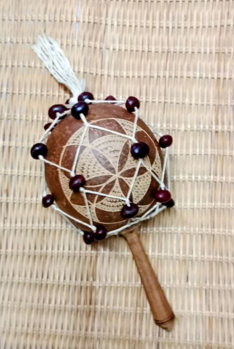 Maraca Caribenha, instrumento musical artesanal