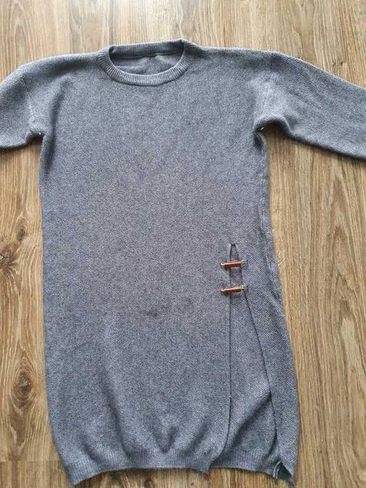 Sweter damski szary