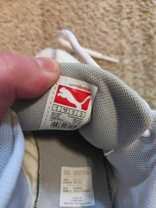 buty PUMA rozmiar 37 na biały tydzień komunia