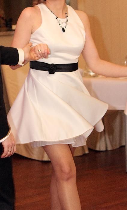 Sukienka Ślubna Krótka VENITTI  r.40 z bolerkiem JAK NOWA!