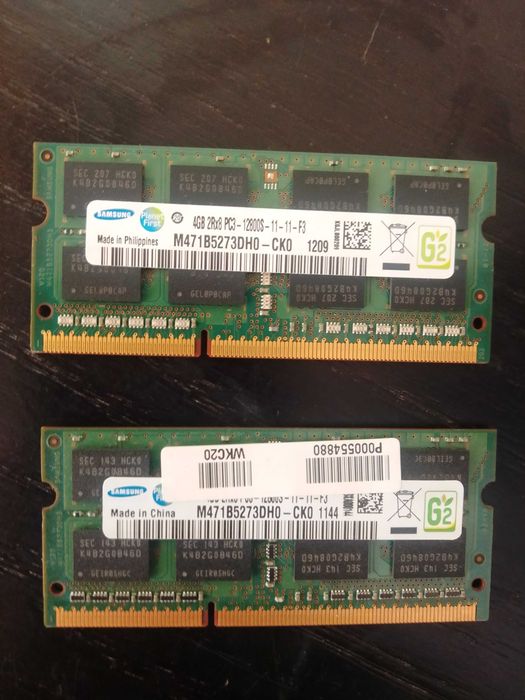 RAM Samsung 8GB(4x2) 2Rx8 PC3-12800S
