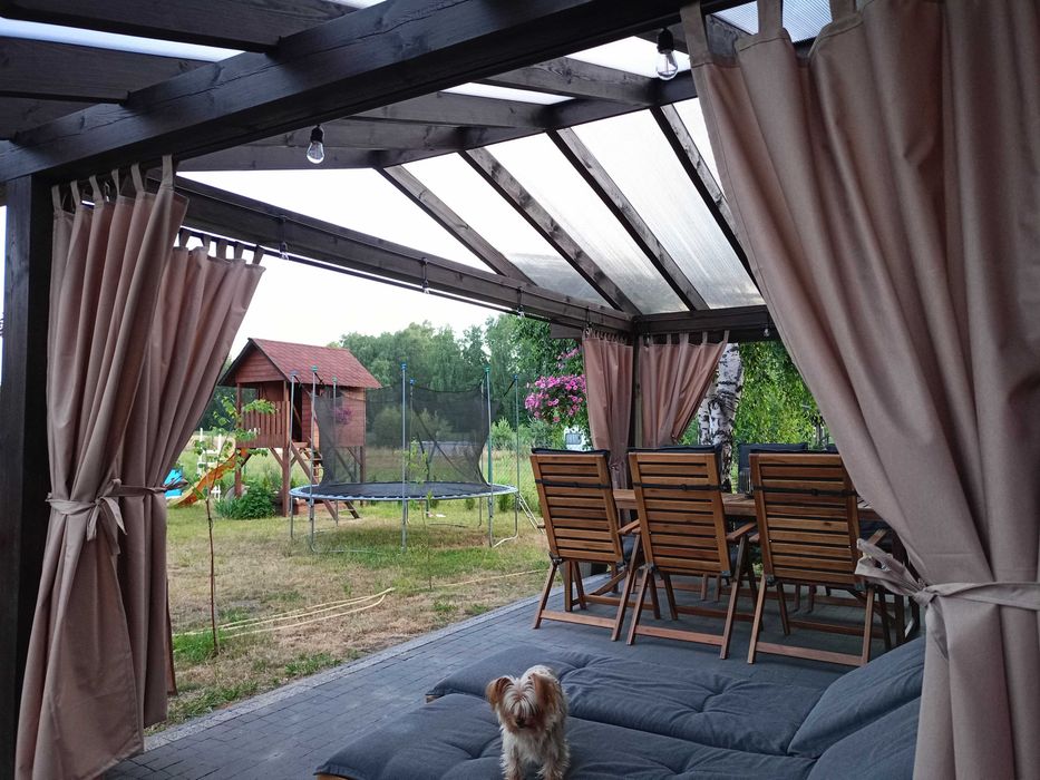 Zasłony tarasowe, ogrodowe na wymiar, wodoodporne UV