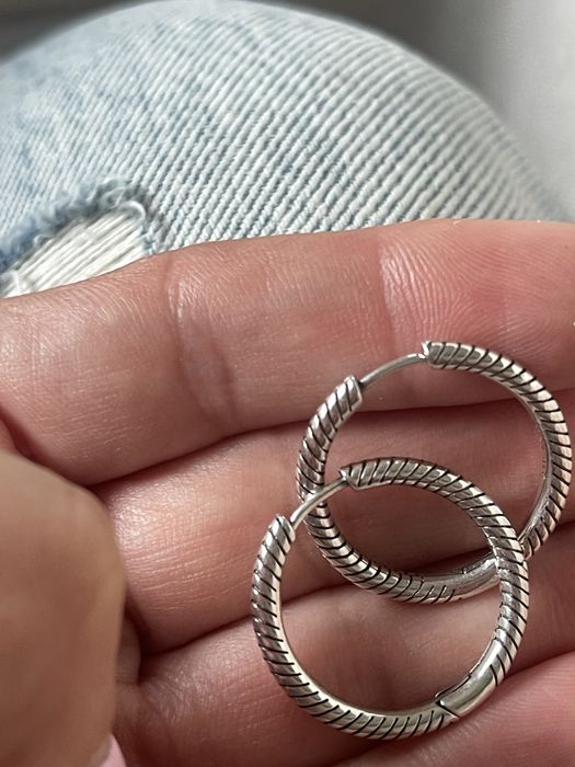 Charms kolczyki srebrne Ale S925