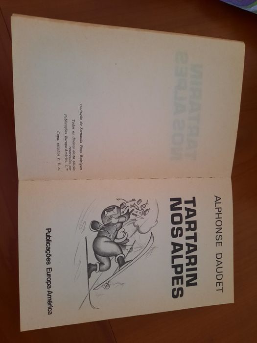 Livro Tartarin nos Alpes de Alphonse Dauder
