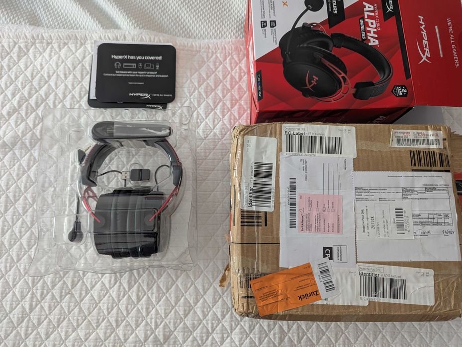 Headset HyperX Cloud Alpha Wireless - NOVO em caixa