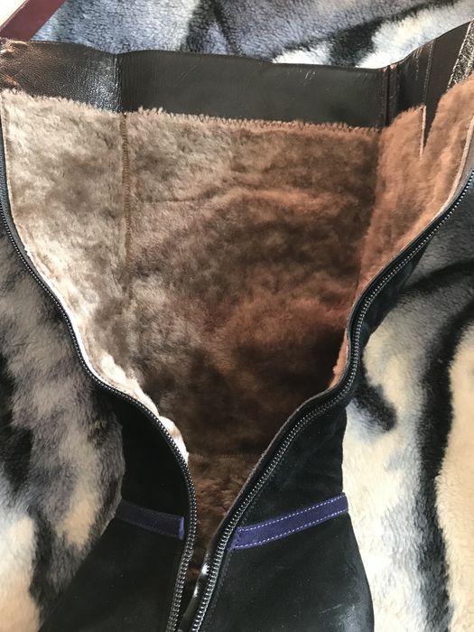 Сапоги женские зимние натуральная замша