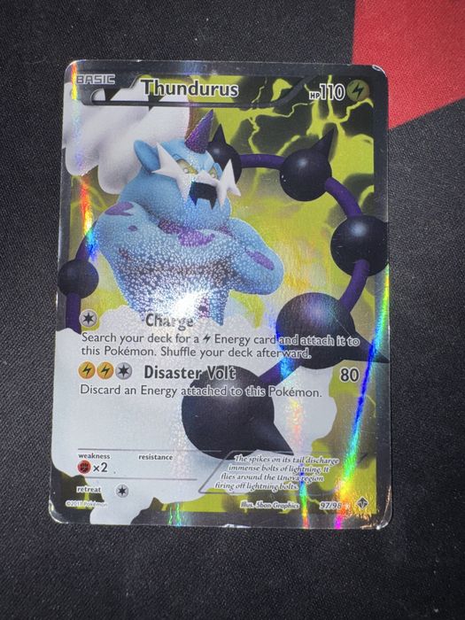 Karta Pokemon Thundurus 97/98 Full Art