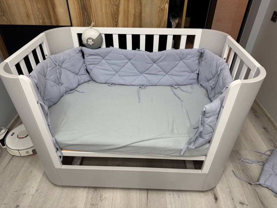 Кроватка детская Бемби + матрас + бортики ( 70 x 120 ) От mamotato.ua